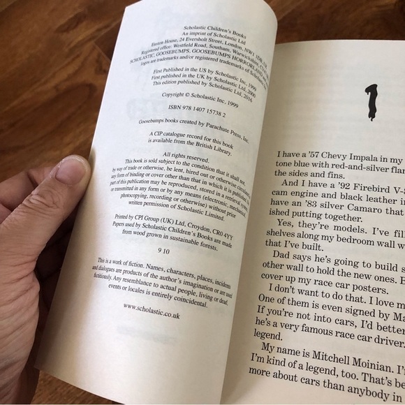 Goosebumps: The Hunted Car by: R.L. Stine, paperback book - Picture 2 of 5